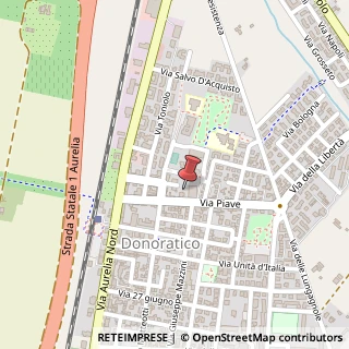Mappa Via Piave, 11, 57022 Castagneto Carducci, Livorno (Toscana)