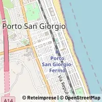 Karte Porto San Giorgio