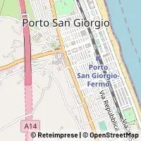 Mapa Porto San Giorgio