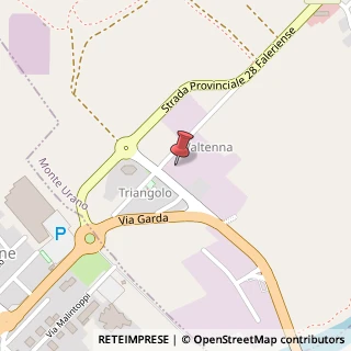 Mappa Via Garda, 1, 63813 Monte Urano, Fermo (Marche)