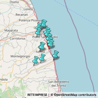 Mappa Corso Garibaldi, 63822 Porto San Giorgio FM, Italia (9.388)