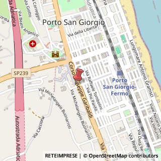 Mappa Corso Giuseppe Garibaldi, 131, 63822 Porto San Giorgio, Fermo (Marche)