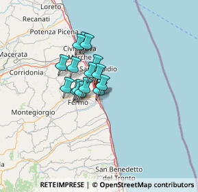 Mappa Lungomare Antonio Gramsci, 63822 Porto San Giorgio FM, Italia (8.61467)