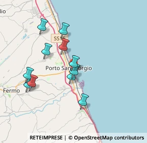 Mappa Lungomare Antonio Gramsci, 63822 Porto San Giorgio FM, Italia (3.47273)
