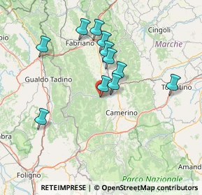 Mappa Via Lampleto Eustacchi, 62025 Pioraco MC, Italia (13.57818)