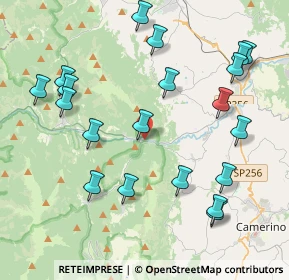 Mappa Via Lampleto Eustacchi, 62025 Pioraco MC, Italia (4.7905)