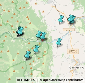 Mappa Via Lampleto Eustacchi, 62025 Pioraco MC, Italia (4.167)