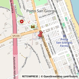 Mappa Via Girolamo Bonaparte, 8, 63822 Porto San Giorgio FM, Italia, 63822 Porto San Giorgio, Fermo (Marche)