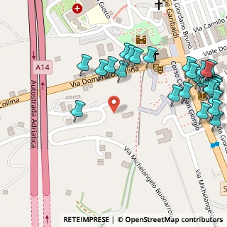 Mappa Via Benvenuto Cellini, 63822 Porto San Giorgio FM, Italia (0.16429)