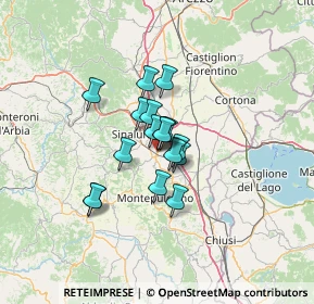 Mappa Via Adda, 53049 Torrita di Siena SI, Italia (8.18647)