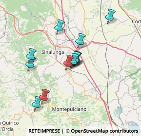 Mappa Via Adda, 53049 Torrita di Siena SI, Italia (6.045)