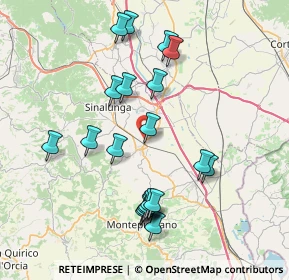 Mappa Via Adda, 53049 Torrita di Siena SI, Italia (8.0155)