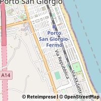 Mapa Porto San Giorgio