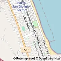 Kaart Porto San Giorgio