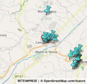 Mappa Via Galletti, 63900 Campiglione FM, Italia (2.3585)
