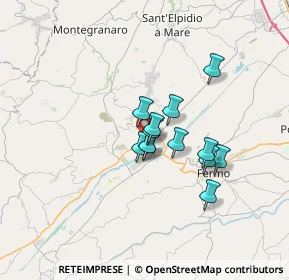 Mappa Via Galletti, 63900 Campiglione FM, Italia (2.33)