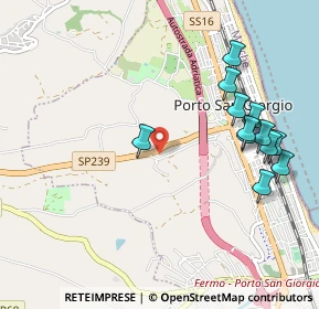Mappa Via Fossaceca, 63822 Porto San Giorgio FM, Italia (1.145)