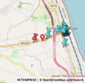 Mappa Via Fossaceca, 63822 Porto San Giorgio FM, Italia (0.9375)