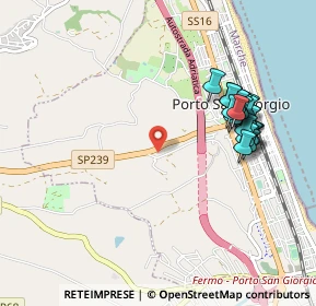 Mappa Via Fossaceca, 63822 Porto San Giorgio FM, Italia (1.034)