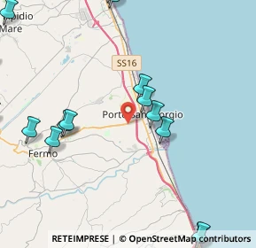 Mappa Via Fossaceca, 63822 Porto San Giorgio FM, Italia (6.36556)