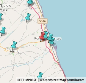 Mappa Via Fossaceca, 63822 Porto San Giorgio FM, Italia (5.50538)