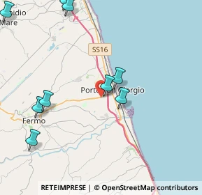 Mappa Via Fossaceca, 63822 Porto San Giorgio FM, Italia (6.07417)