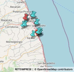 Mappa Via Fossaceca, 63822 Porto San Giorgio FM, Italia (8.84667)