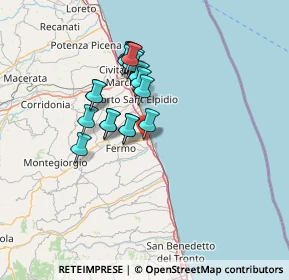 Mappa Via Fossaceca, 63822 Porto San Giorgio FM, Italia (11.5825)