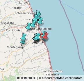 Mappa Via Fossaceca, 63822 Porto San Giorgio FM, Italia (10.14579)