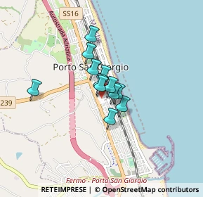 Mappa Via Annibal Caro, 63822 Porto San Giorgio FM, Italia (0.48167)