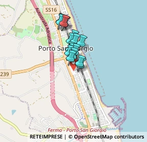 Mappa Via Annibal Caro, 63822 Porto San Giorgio FM, Italia (0.57563)
