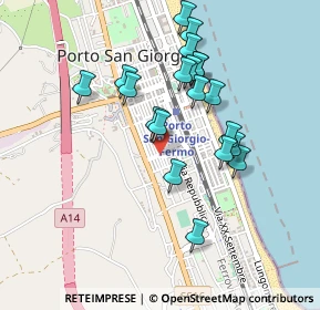 Mappa Via Annibal Caro, 63822 Porto San Giorgio FM, Italia (0.436)