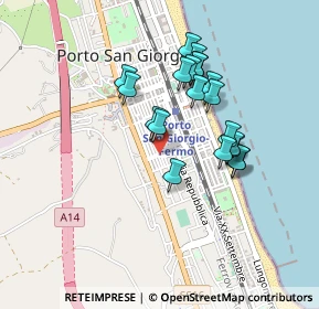 Mappa Via Annibal Caro, 63822 Porto San Giorgio FM, Italia (0.3955)