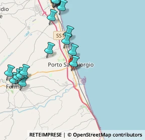 Mappa Via Annibal Caro, 63822 Porto San Giorgio FM, Italia (5.654)