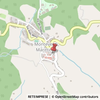 Mappa Piazza del convento 19, 56040 Monteverdi Marittimo, Pisa (Toscana)