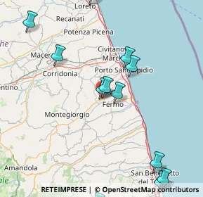 Mappa Via L. Quintiliani, 63900 Campiglione FM, Italia (21.22615)
