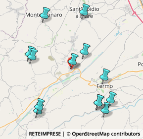 Mappa Via L. Quintiliani, 63900 Campiglione FM, Italia (4.89846)