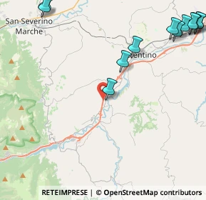 Mappa Strada Statale 77 var della Val di Chienti, 62020 Belforte del Chienti MC, Italia (6.57417)