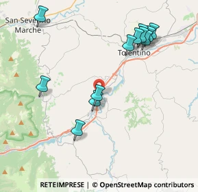 Mappa Strada Statale 77 var della Val di Chienti, 62020 Belforte del Chienti MC, Italia (4.48333)