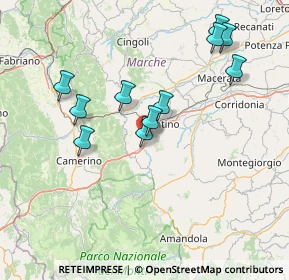 Mappa Strada Statale 77 var della Val di Chienti, 62020 Belforte del Chienti MC, Italia (15.07182)
