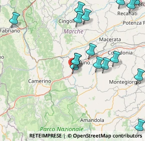 Mappa Strada Statale 77 var della Val di Chienti, 62020 Belforte del Chienti MC, Italia (20.44125)