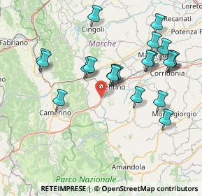 Mappa Strada Statale 77 var della Val di Chienti, 62020 Belforte del Chienti MC, Italia (16.593)
