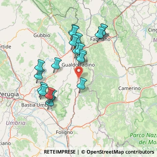 Mappa Via Carbonara, 06025 Nocera Umbra PG, Italia (15.1345)
