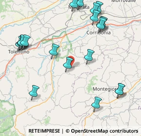 Mappa Contrada Cerrone Varco, 62020 Loro Piceno MC, Italia (10.6995)