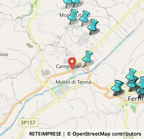 Mappa Via Luigi Vecchiotti, 63900 Campiglione FM, Italia (3.172)