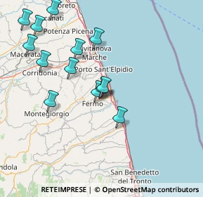 Mappa Via Umbria, 63900 Fermo FM, Italia (16.53)