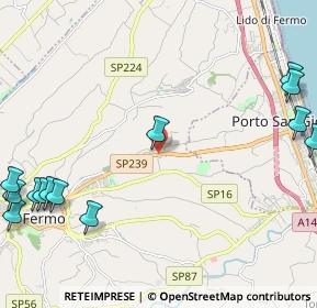 Mappa Via Umbria, 63900 Fermo FM, Italia (3.30769)