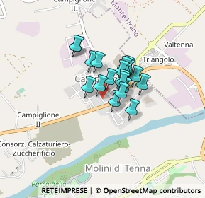 Mappa Via Luigi Simoni, 63900 Campiglione FM, Italia (0.252)