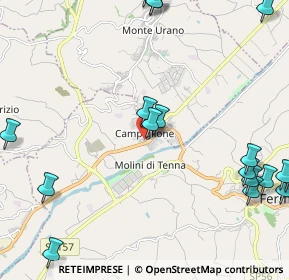 Mappa Via Luigi Simoni, 63900 Campiglione FM, Italia (3.12944)