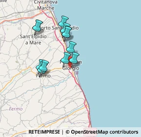 Mappa Via, 63822 Porto San Giorgio FM, Italia (6.3925)